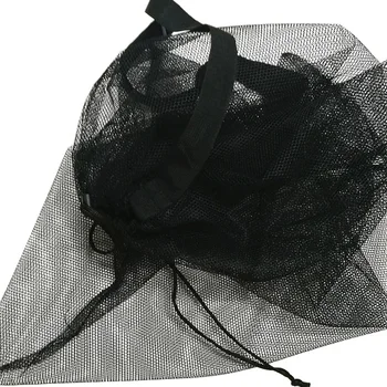 

Drawstring Mesh Bag Large Capacity Multipurpose Storage Bag for Basketball Volleyball H7JP