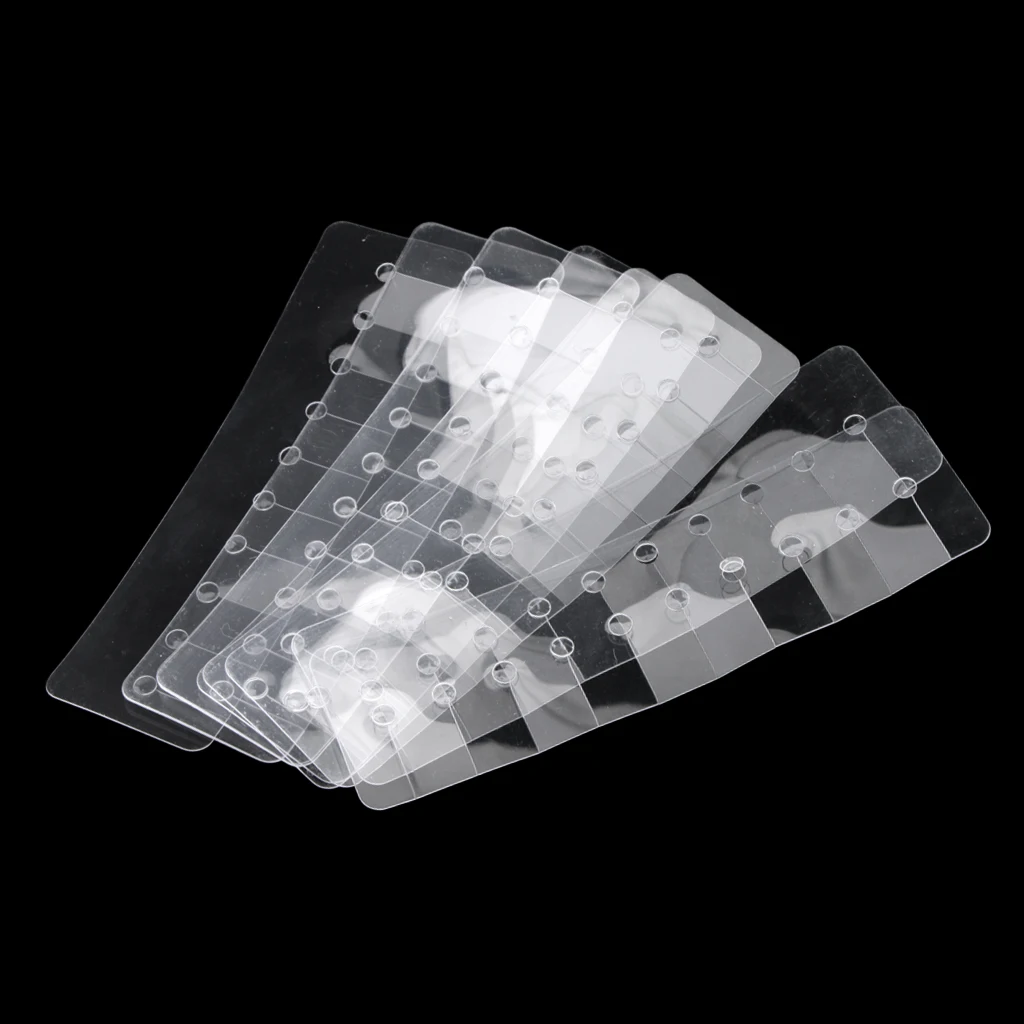 pVC Scalp Shield Heat Protector Strip for Fusion Hair Extensions, 10-Piece Set (10-HOLE)