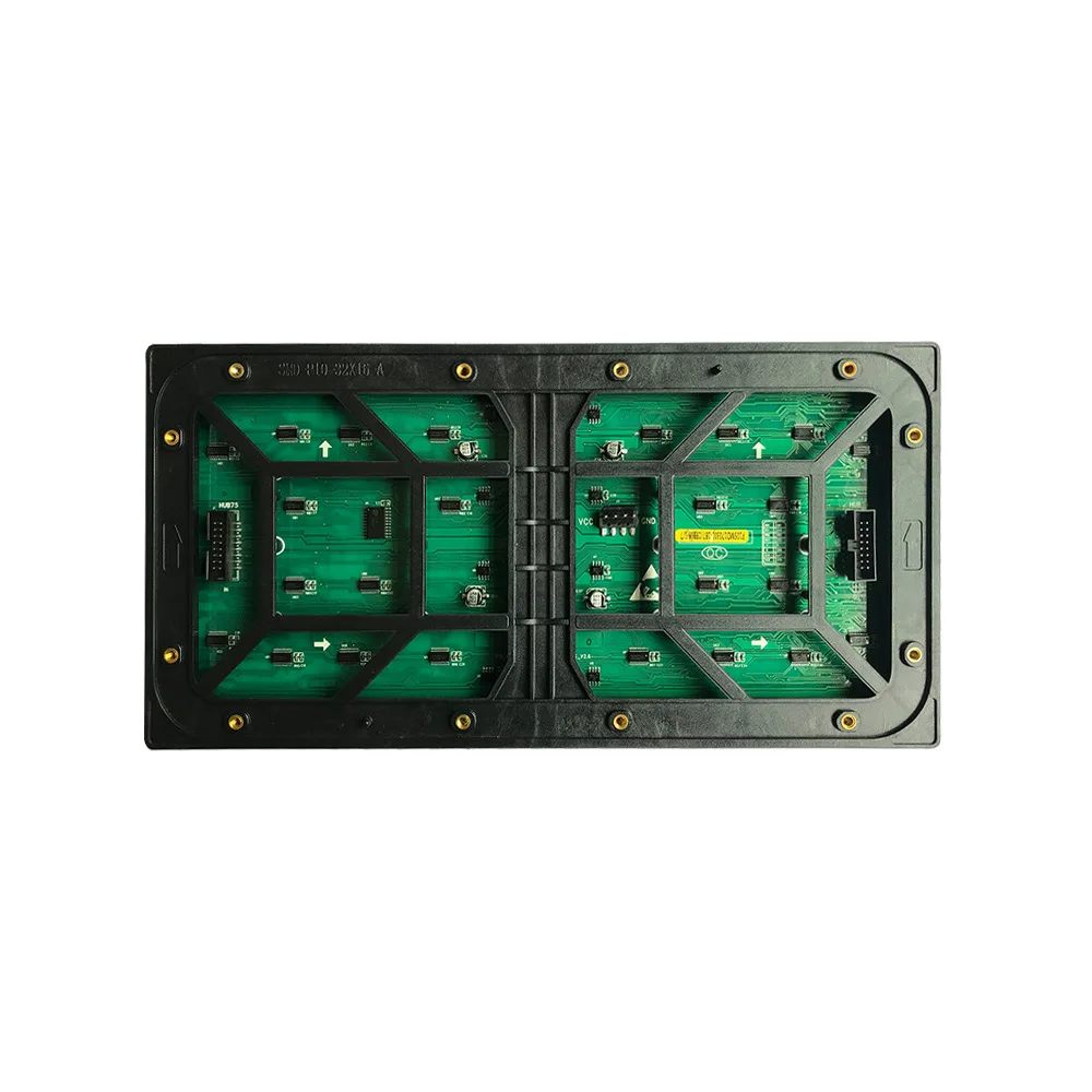 Полноцветный уличный светодиодный модуль SMD3535 P10 320 мм * 160 32*16 пикселей IP65 1/4 экран