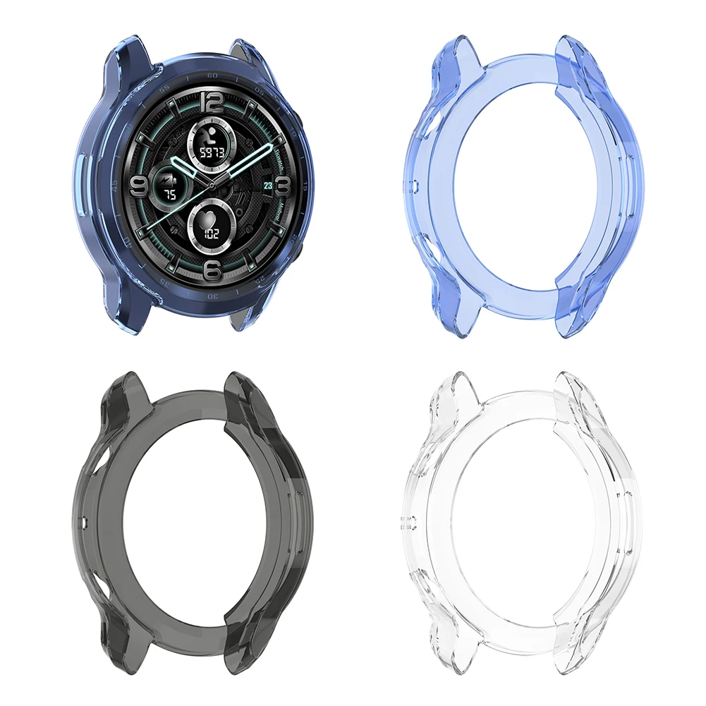 Защитный Мягкий силиконовый чехол для смарт-часов TicWatch Pro 3 Lite бампер из ТПУ