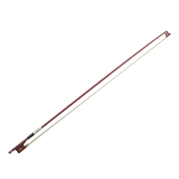 

Violin Bow 4/4 Size Brazilwood Bow with Snakewood Frog Horse Hair High Quality Well Balance 4/4 Brazilwood Violin Bow