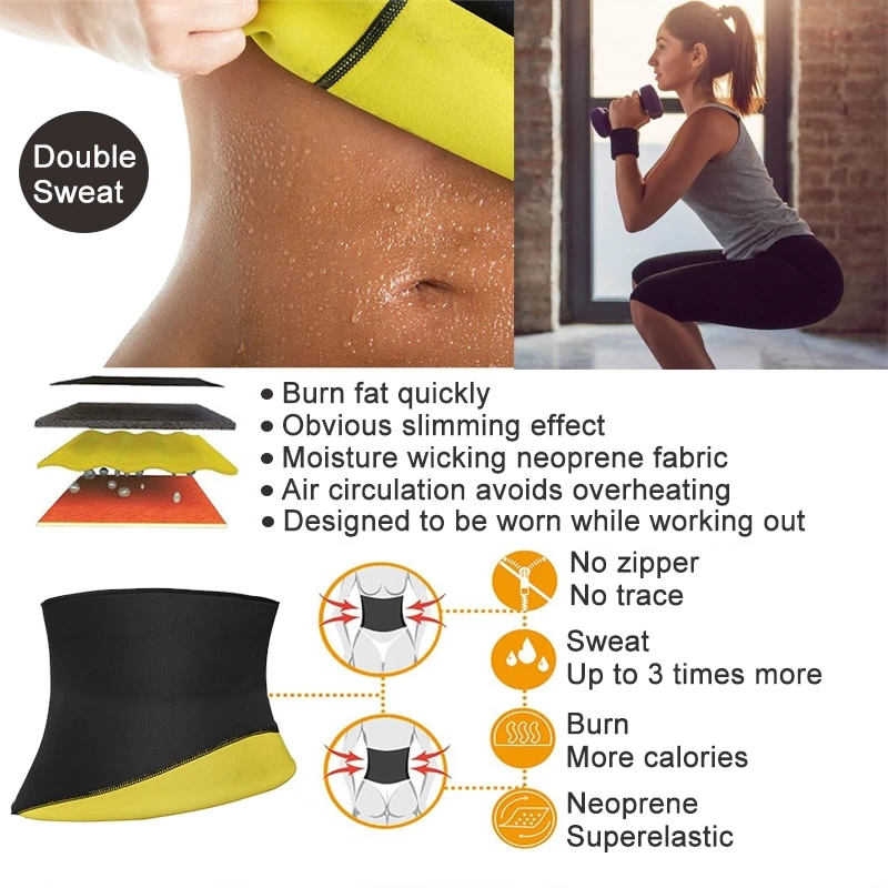 Neoprene Waist Trainer Sweat Shaper for Women