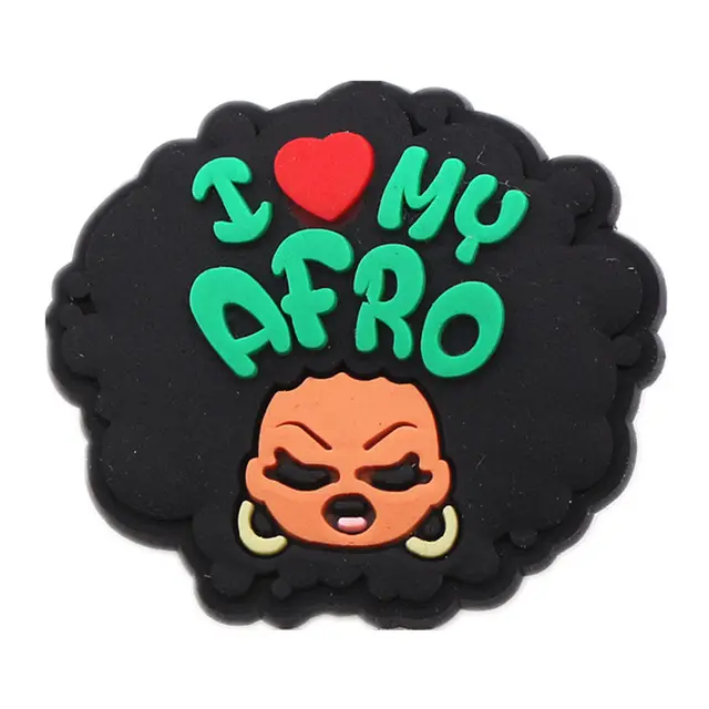 33 Kinds of Melanin Rights Protection Shoe Charms Accessories Black Life Prayer PVC Shoe Decoration for Croc jibz X-mas Gifts 7