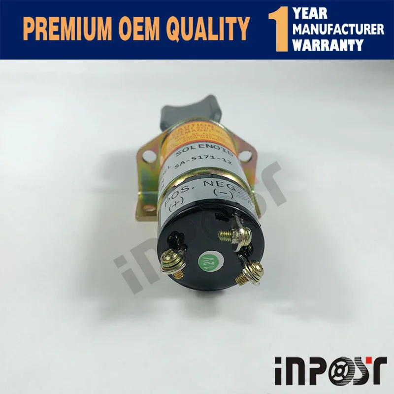 In Stock Stop Solenoid Valve 12V 1502-12C3U1B1S1 SA-5171-12 For Bobcat Kubota Yanmar