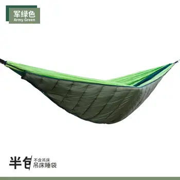 

Outdoor thickened hammock winter hammock warm cover winter leisure cotton hammock camping hammock