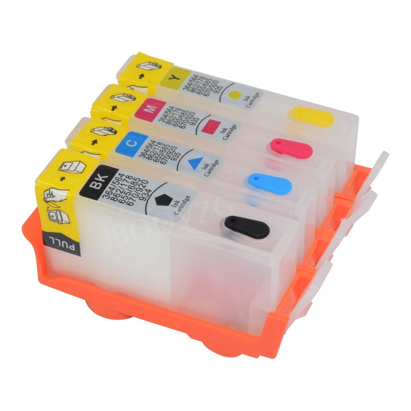 IBOQVZG 4 color For HP 178 178XL Ink Cartridge With ARC Chip for HP178 178XL ink Cartridge For HP B109n B110a 5510 3070A 3520