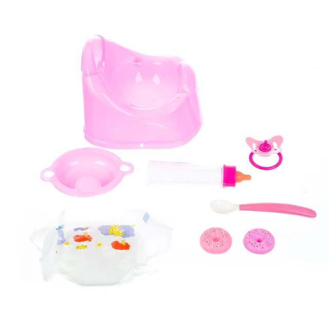Milk bottle + sit down suit Fit For 43cm/17inch Baby Doll Accessories 4