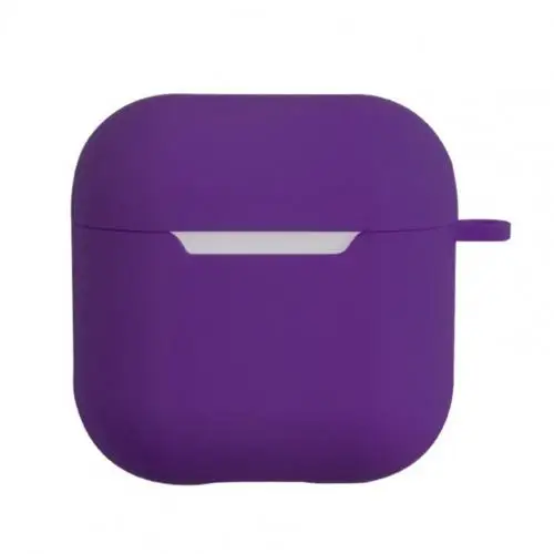 Suitable For Airpods Pro 4 Air Pods Bluetooth Wireless Earphone Shell Silicone Protective Case Cover Charging Box Bags Skin Purple