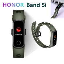Новинка, умный Браслет для Honor Band 5i, зарядка через usb, контроль музыки, контроль уровня кислорода в крови, спортивный фитнес-браслет для бега