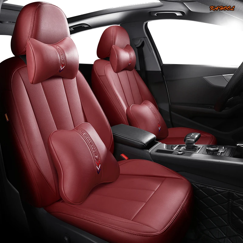 KAHOOL Custom Leather car seat covers For Volvo S80 XC60 S60 C30 S90
