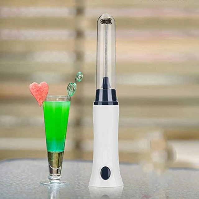 Handheld Electric Coffee Mixer Frother Automatic Milk Beverage Foamer Cream Whisk Cooking Stirrer Egg Beater With Cover 6