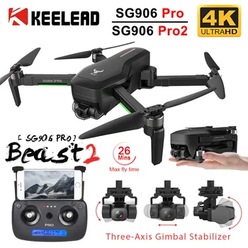 

KEELEAD SG906 Pro Pro2 Drone Quadcopter with HD Camera 4K GPS 5G WIFI 2 3 Axis Anti Shake Gimbal Professional Brushless RC Dron