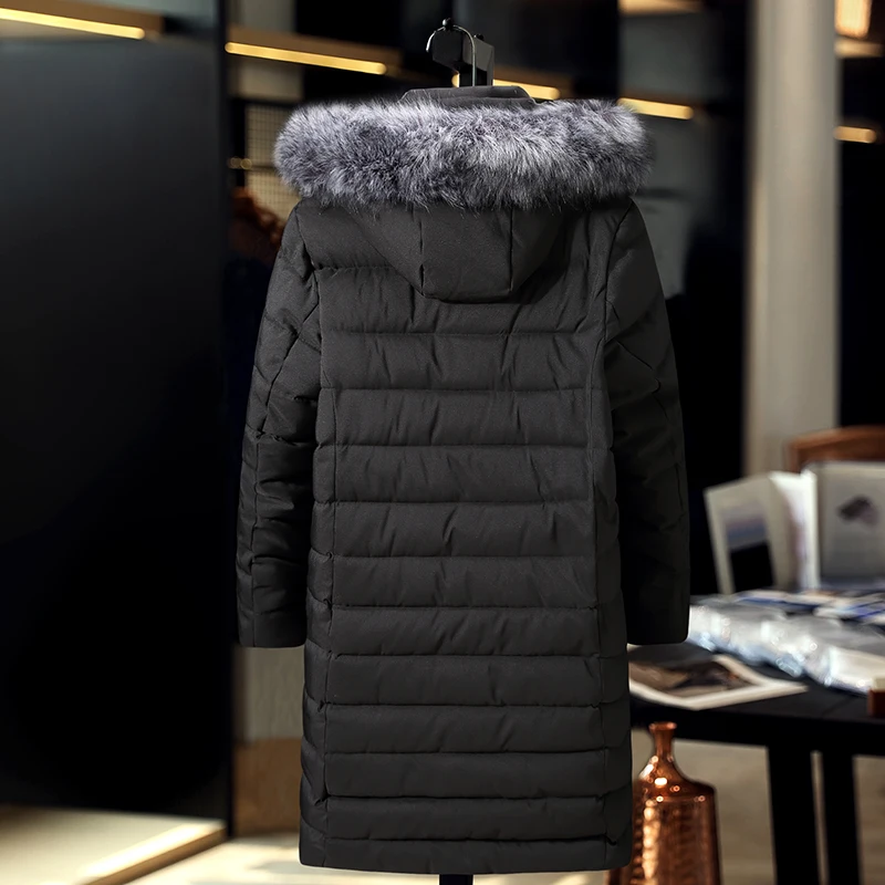 Мужская зимняя куртка со съемной шапкой большой размер 4x l 10xl|Парки| |