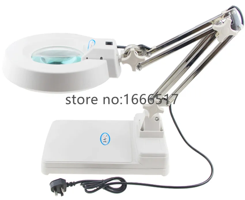 

LED desk lamp magnifier Old reading electronic maintenance inspection 10X ATT