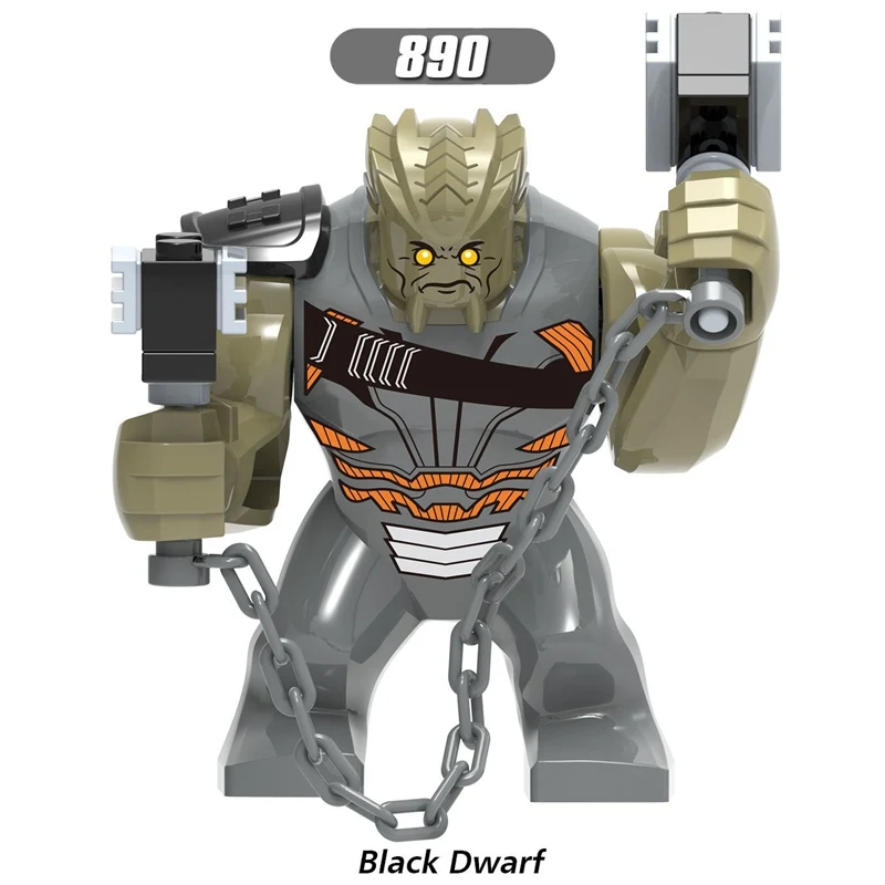 Совместим с Мстителями Железный человек танос Халк большие фигурки супер герои строительные блоки игрушки для детей - Цвет: XH890