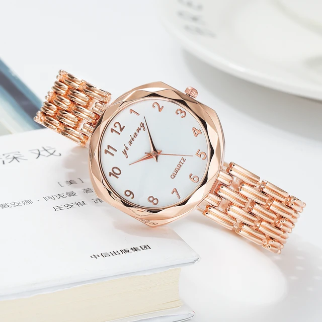 2021 New Women Watch Fashion Casual Quartz Watches For Women Dress Wristwatch Stainle Steel Bracelet Ladies Clock Reloj Mujer 6