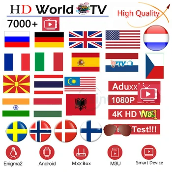 

Europe IPTV Subscription France UK German Arabic Dutch Sweden French Poland Portugal Spain Smart M3U 10000+ Android tv box