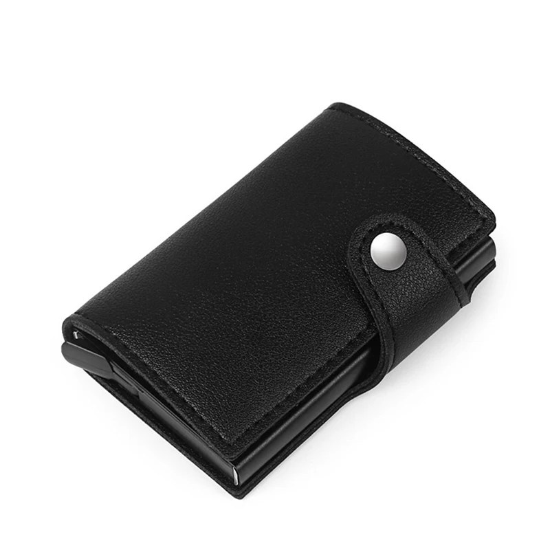 Держатель для карт, кошелек, ПУ кожа, модный милый кошелек, RFID, автоматический чехол для кредитных карт, голландский алюминий, Pop Up OL, бизнес-держатель для карт