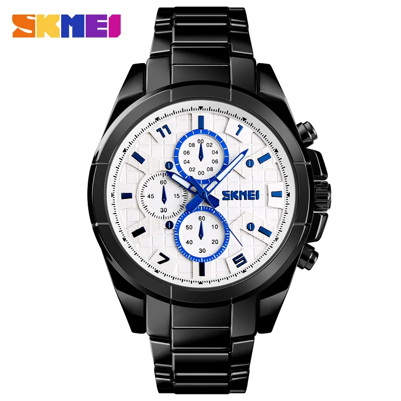 

Skmei Outdoor Creative-Smart Quartz Watch Step Count Application Remind Bluetooth Photo Shoot SOS Ask for Help MEN'S Watch