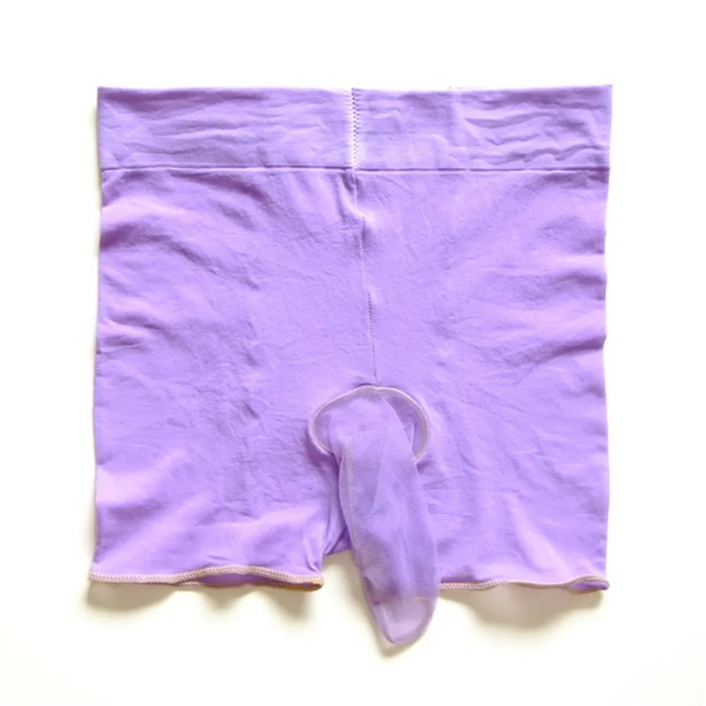 UNWE шелковые трусы боксеры носки с перспективвой сексуальное нижнее белье со