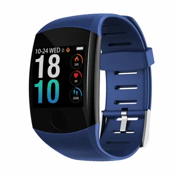 

New Q11 Smart Watch Waterproof Fitness Bracelet Big Touch Screen Message remind Heart RateTime Activity Tracker Wristband