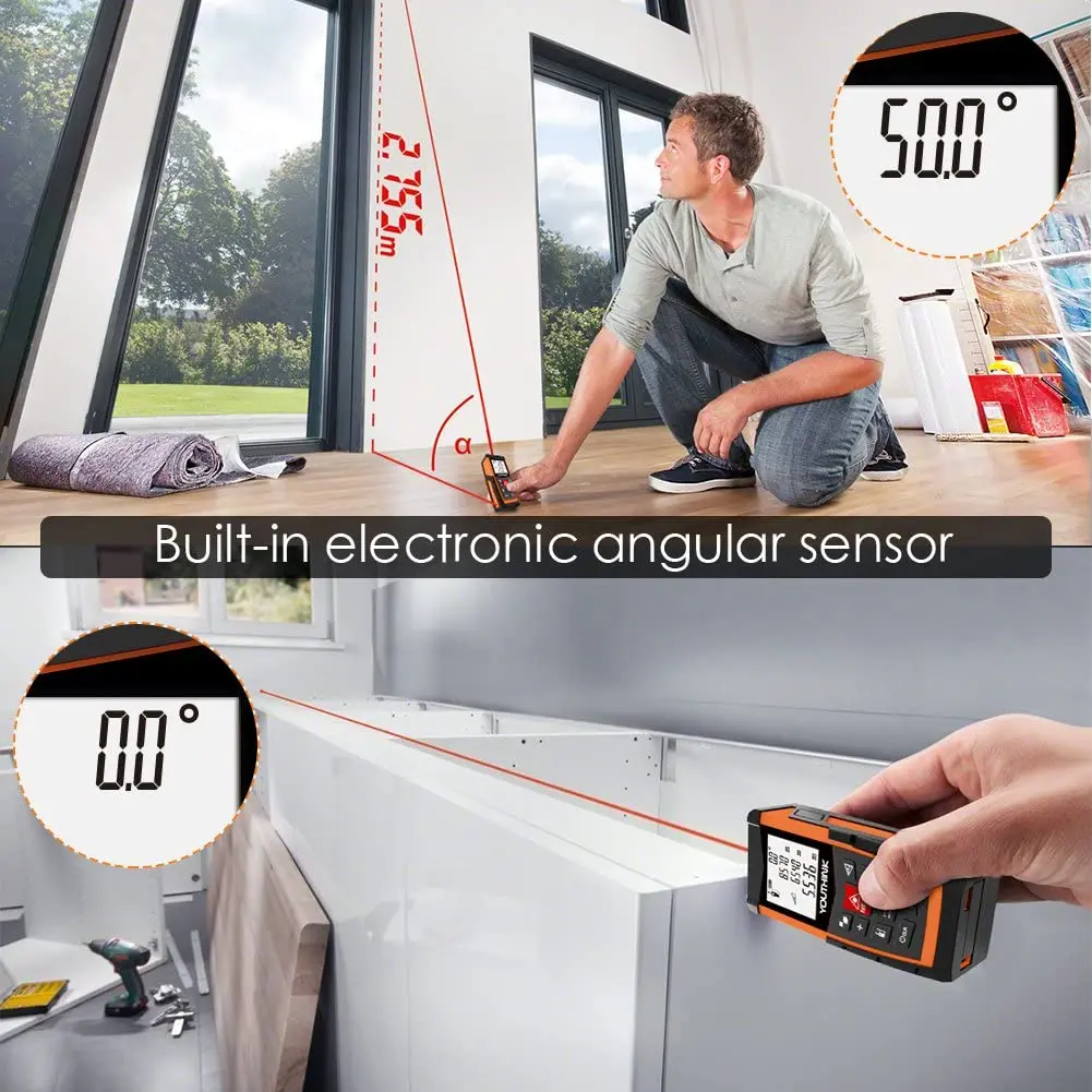 Lasers Distance Measure Mini Handheld Digital Lasers Distance Meter Rangefinder Measurer