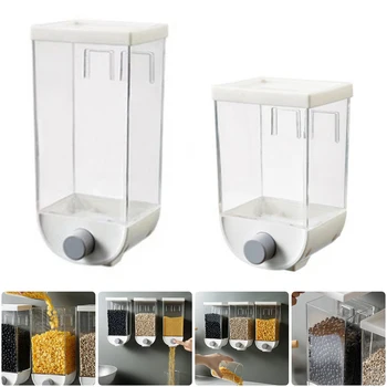 

ABS Food storage box kitchen wall-mounted storage tank plastic container storage food storage airtight container 1L/1.5L