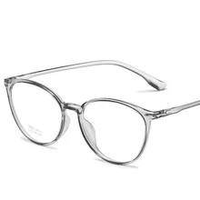 Корейская версия TR90 литературный ретро очки для близоруких каркасные унисекс Harajuku INS круглая простой; Новинка; обувь на плоской подошве без градусов очки для чтения