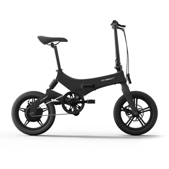 

Power Assist Moped Electric Bike 16 Inch Folding Electric Bicycle E-Bike 36V 250W Motor and Dual Disc Brakes