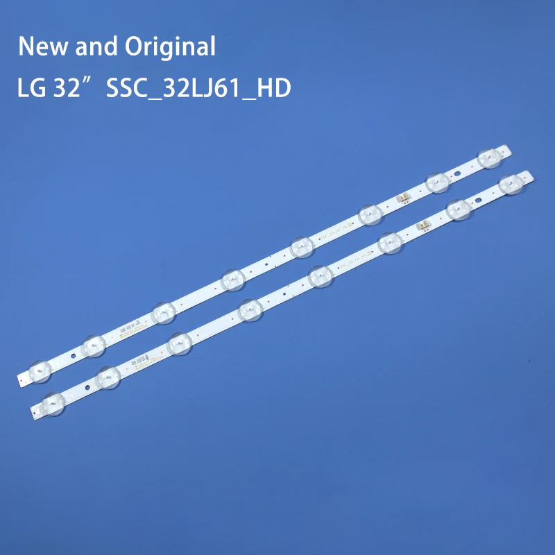 Новый комплект из 2 предметов 8 светодиодный s 600 мм подсветка полосы для LG 32LJ510U