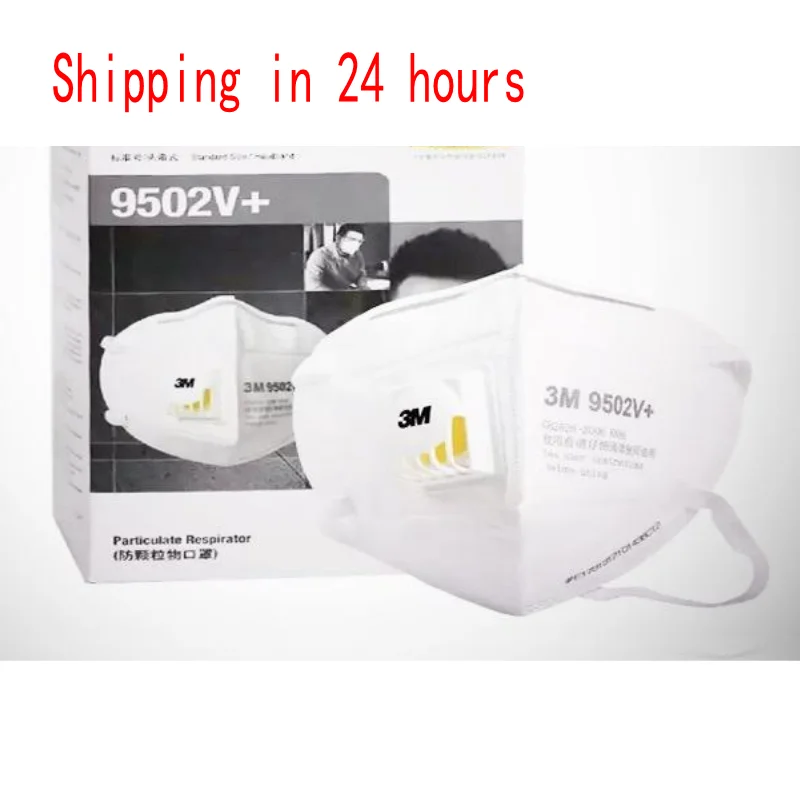 

Safe 3M 9502V Face Mask With Filter Respirator Anti Flu Anti Virus Dust Adult Must PM2.5 FPP2 FFP3 Safety Breathing 3M Mask