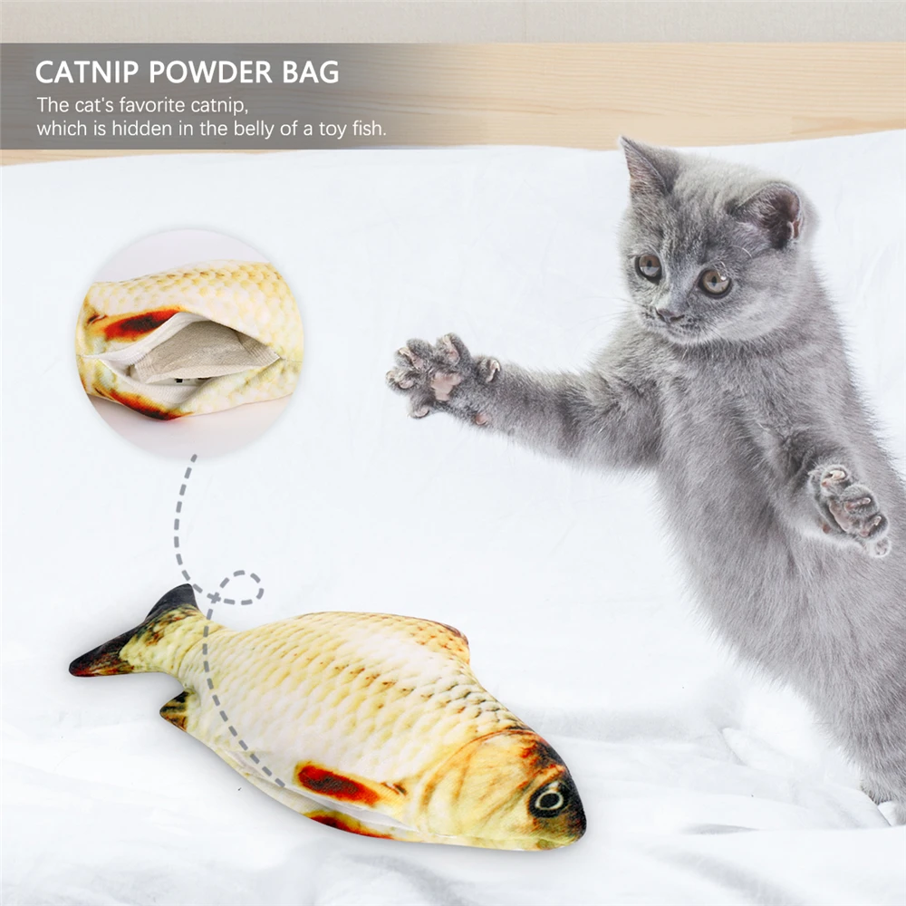 Jouet Electronique Interactif Pour Chat De Compagnie Simulation 3d En Forme De Poisson Jouets D Herbe A Chat Fournitures De Jeu Dropshipping Aliexpress