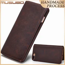 Musubo Роскошный кожаный чехол для телефона для iphone Xs Max X 7 Plus 6 6s ультра тонкий чехол s с отделением для карт флип для iphone 11 8 Plus