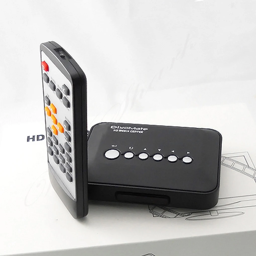 Мультимедийный плеер мини HD 720P HDD медиаплеер ТВ коробка AV выход MKV RM SD USB SDHC MMC HDD EU/US/UK/AU Plug