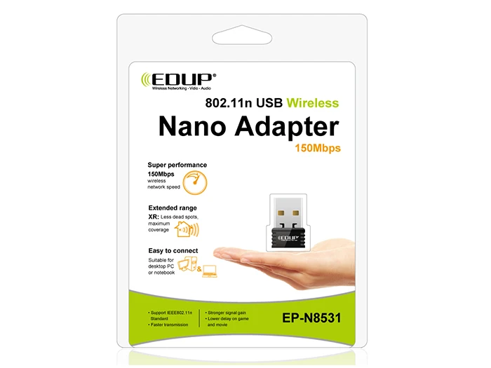 EDUP мини usb wifi беспроводной адаптер 150 Мбит/с высокое качество wifi приемник 802.11n usb ethernet адаптер wifi сетевая карта для ПК