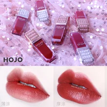 HOJO, корейский стиль, жидкий матовый блеск для губ, макияж, стойкий увлажняющий тинт для губ, водостойкий, с антипригарным покрытием, жидкая помада