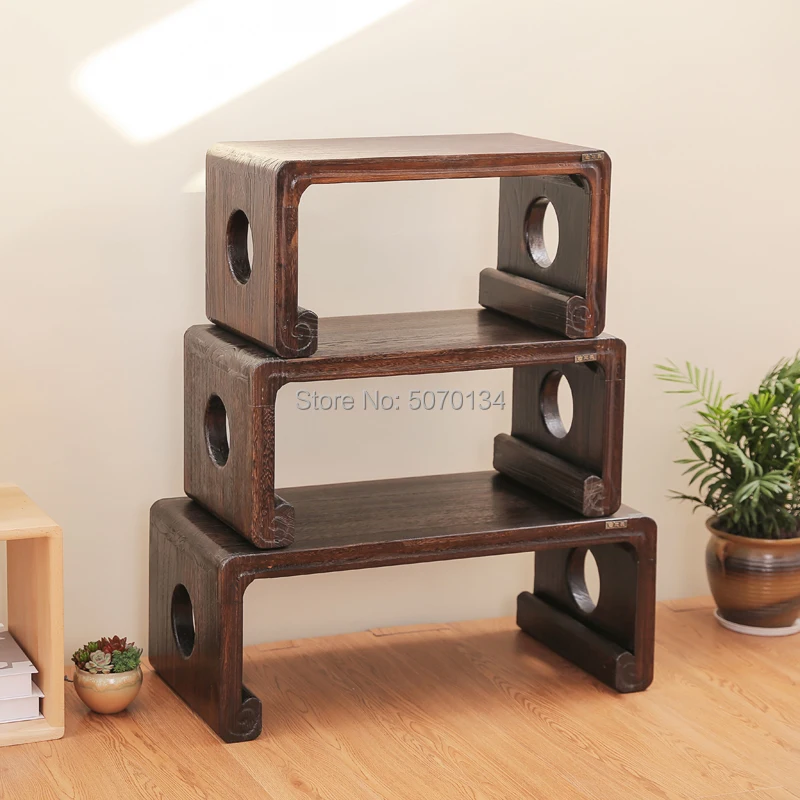 Чай в японском стиле стол/компьютерный стол прямоугольник из дерева Paulownia