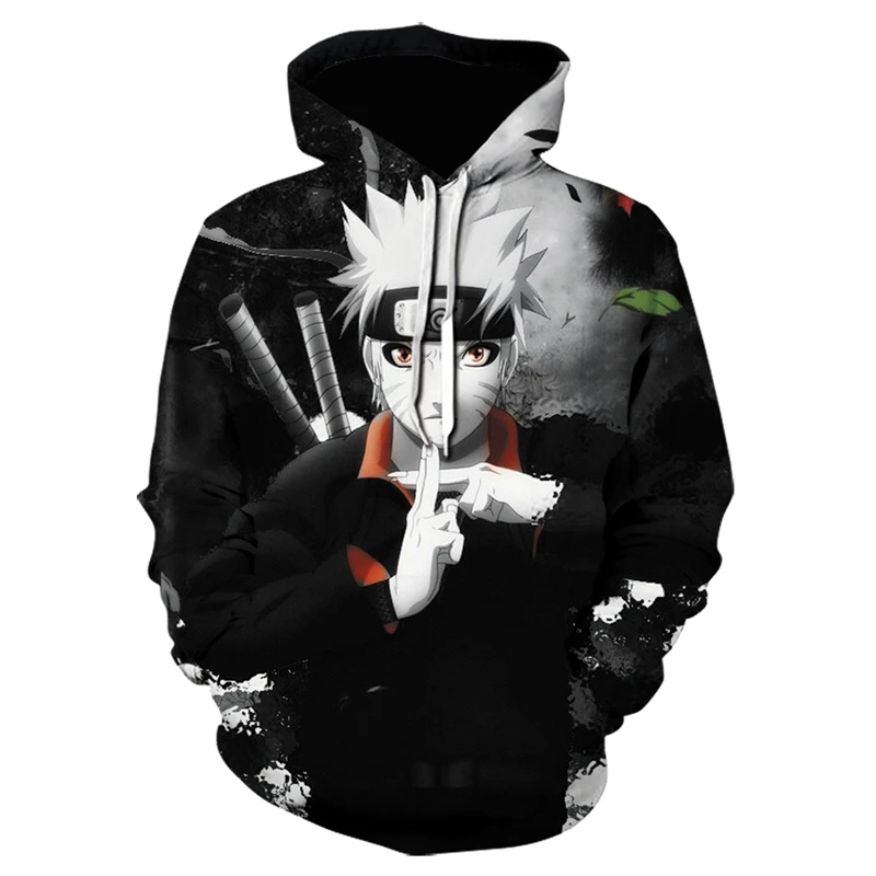 

2020 New Pattern Anime Naruto 3D Fashion Hoodie Cartoon Collage Printed 3D Unisex Street Wear Sweatshirt Kids Hip Hop Hoodie