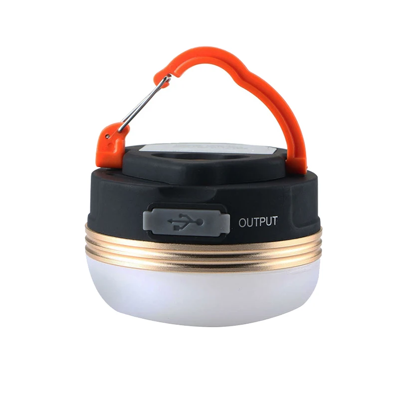 1pcs Портативный светильник ing Gold кемпинговый тент светильник 300LM 3 Вт Магнитный светодиодный USB Перезаряжаемый светильник наружный светильник светодиодный гибкий тент фонарь - Мощность в ваттах: 1pcs