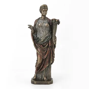 

EUROPEAN GREECE CERES FIGURE ART SCULPTURE CREATIVE DEMETER STATUE RESIN CRAFT HOME DECORATION ACCESSORIES BIRTHDAY GIFT R3336