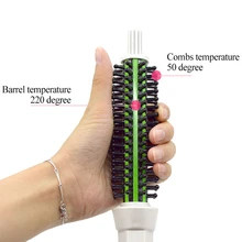 Ceramic Hair Brush Electric Comb Brush Led Hair Fluffy Brush Hair Curler Hair Styling Tool