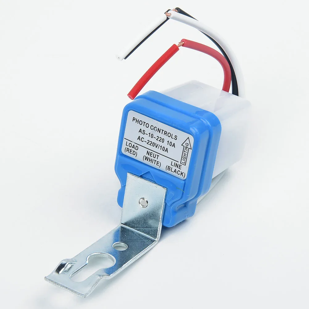 AC 220V 10A LED Лампа уличного света датчик Авто офф фотоэлемент автоматический