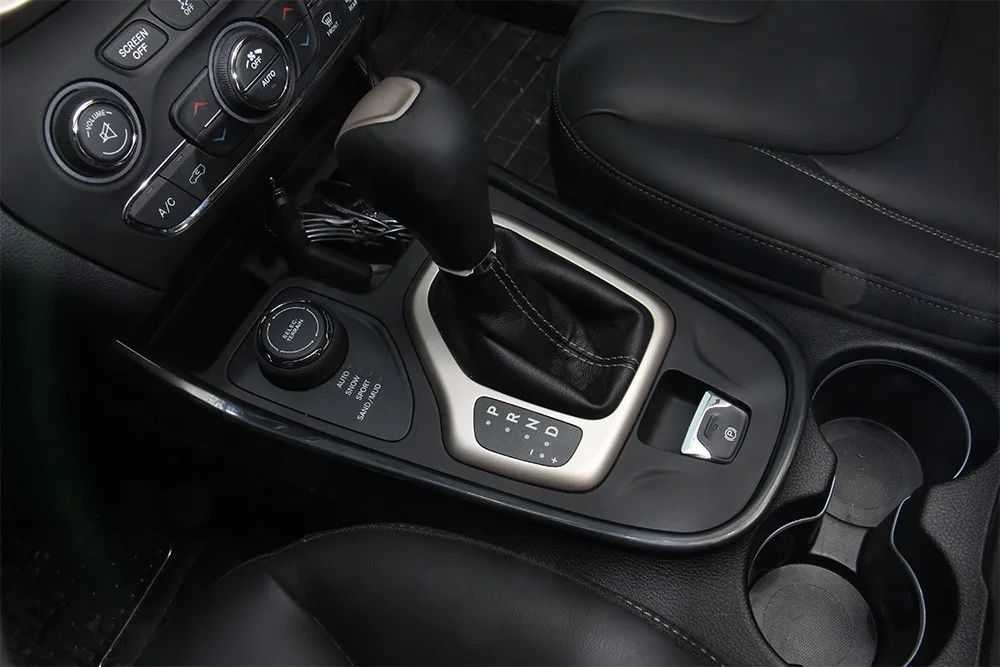 MOPAI ABS Автомобильная панель переключения передач декоративная рамка наклейки для Jeep Cherokee Up интерьерные аксессуары для автомобиля Стайлинг