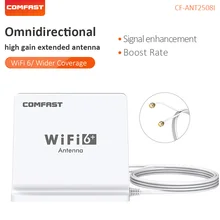 Base magnétique d'antenne d'extension omnidirectionnelle double bande à Gain élevé WiFi6 avec câble d'extension de 1,5 m pour routeur WiFi adaptateur PCI E