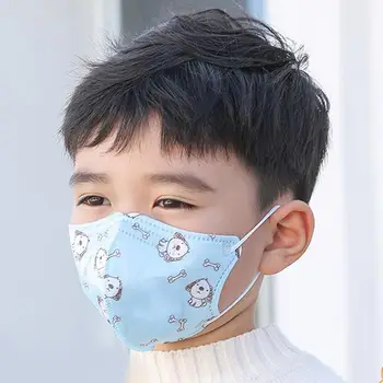 

Children Mouth Mask Disposable Mouth Mask for Kids Anti Pollution Cartoon Printed Student Masks Fits 3-15 Years Old Kids