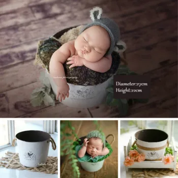 

Newborn Photography Props Baby Posing Container Big Posing Props Infant Shoot Accessories Newborn Photo Bucket Creative Props
