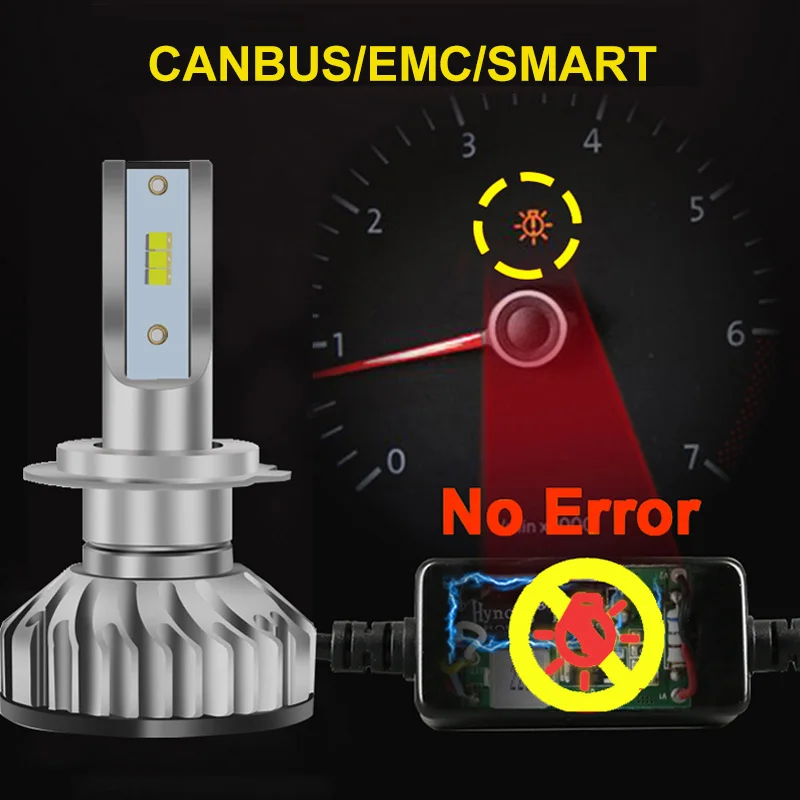 2Pcs Car LED Headlight Bulbs For Chevrolet Captiva 2006 2007 2008 2009 2010 High Low Beam - - Racext 19