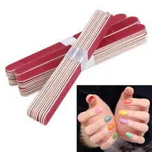 10/40 pièces En Bois D'art de Clou Ponçage Tampon Tampon Bloc Polonais Fichiers Outil De Manucure(China)