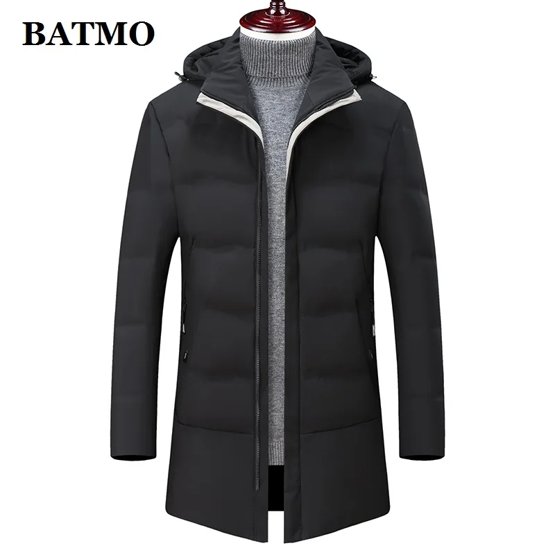 BATMO, Новое поступление, зимние куртки высокого качества, 80% утиный пух, мужские куртки с капюшоном, мужские теплые пальто, большие размеры, M-7XL, 2095