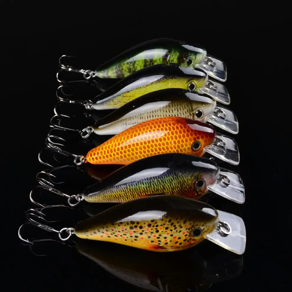  1PC 7.5cm 12.8g Crankbait Hard Bait Crank Fishing Artificial Lures Japan Wobbler Swim Bait